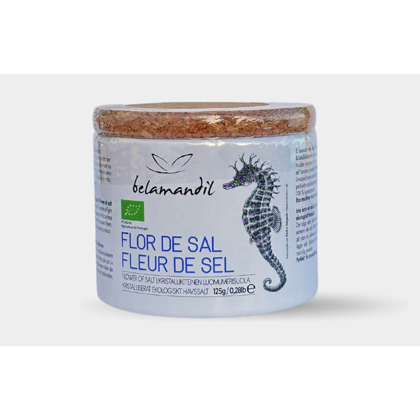Fleur de Sel Bio aus den Salinen von Belamandil, 125 g