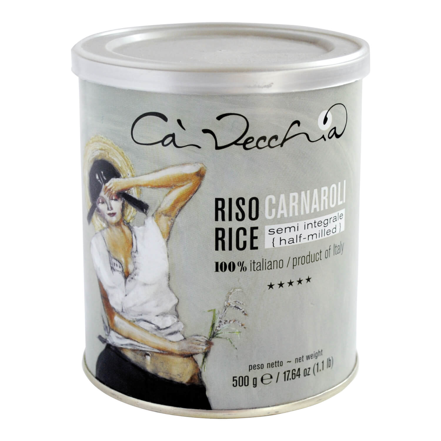 Risottoreis Carnaroli bianco semi integrale von Cà Vecchia, 500 g