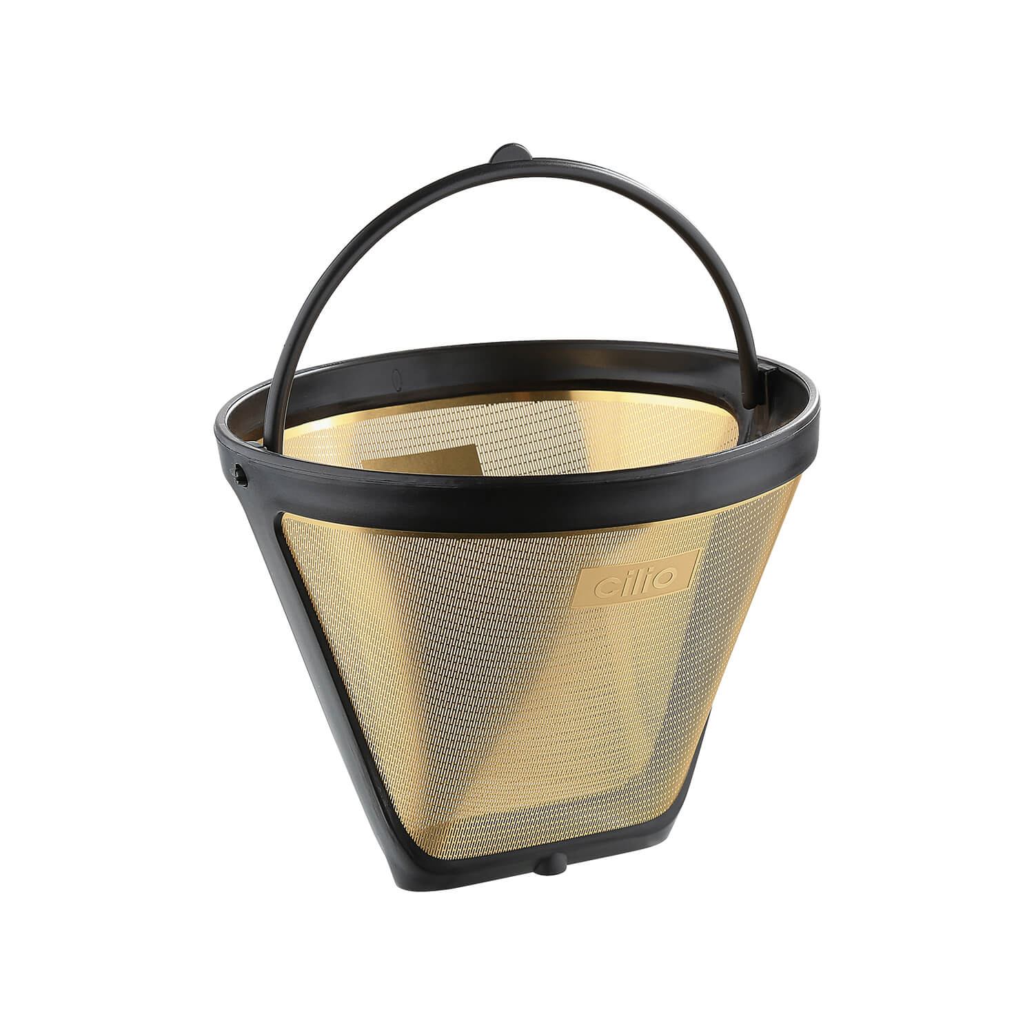 Cilio Dauerfilter für Kaffee Gold für 6 - 8 Tassen, Gr. 2