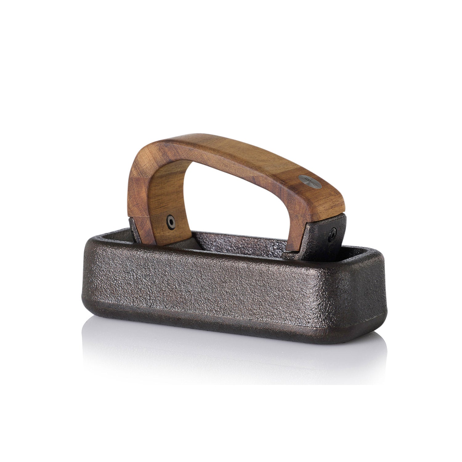 AdHoc Wiegemörser Rocca aus Akazienholz & Gusseisen, 17 cm