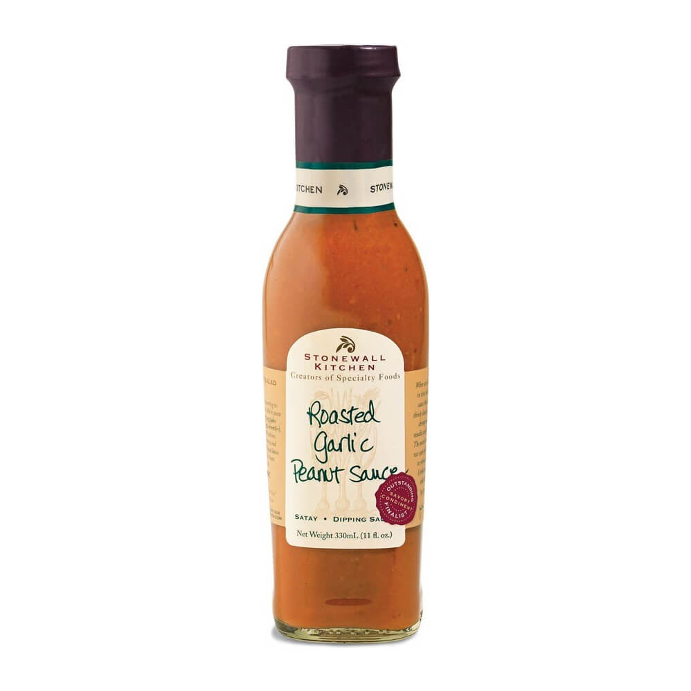 Roasted Garlic Peanut Sauce von Stonewall Kitchen, 330 ml