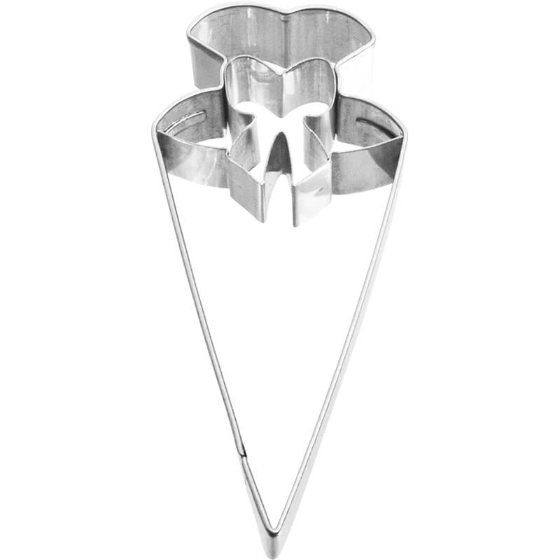 Ausstechform Schultüte aus Edelstahl  8 cm von Birkmann