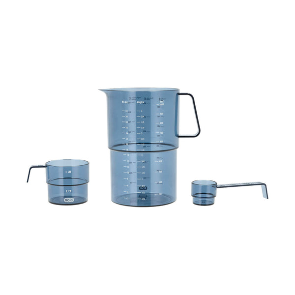 4er Set Messbehälter Mit Spitze – 3,6 L Fassungsvermögen, Kunststoff, Weiß, Inkl. Messskala Bis 237 Ml, Für Haushalt & Labor