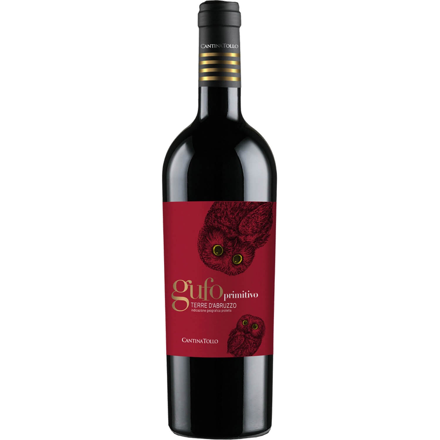 Gufo Primitivo Terre d’Abruzzo IGP Rotwein von Cantina Tollo, 0,75 l