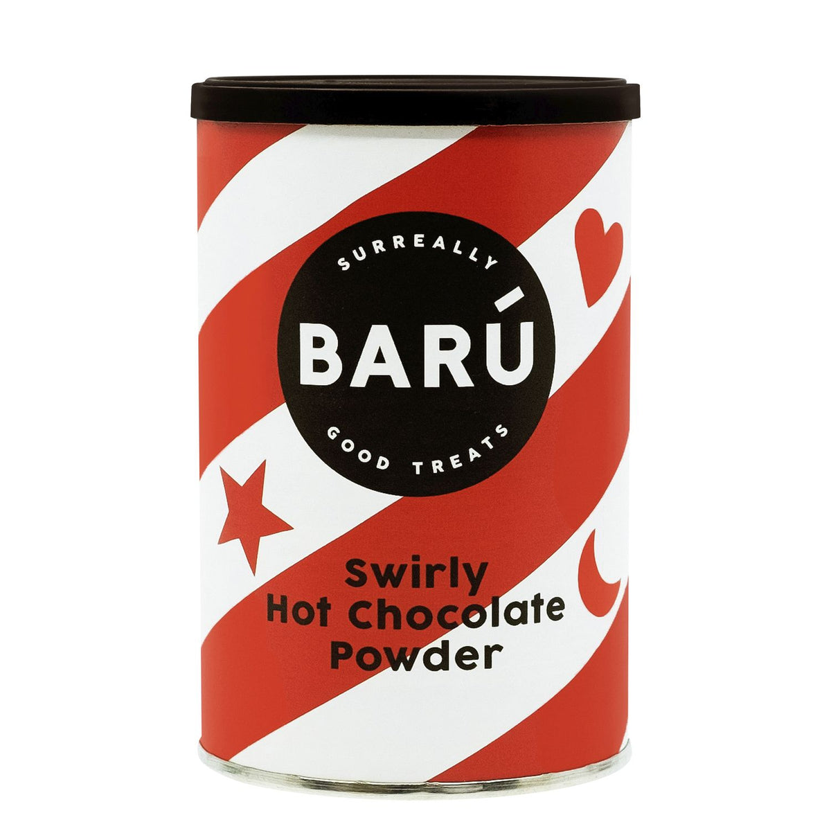 Swirly Chocolate Powder & Figurines - Trinkschokolade mit Schokofiguren von Barú, 250 g
