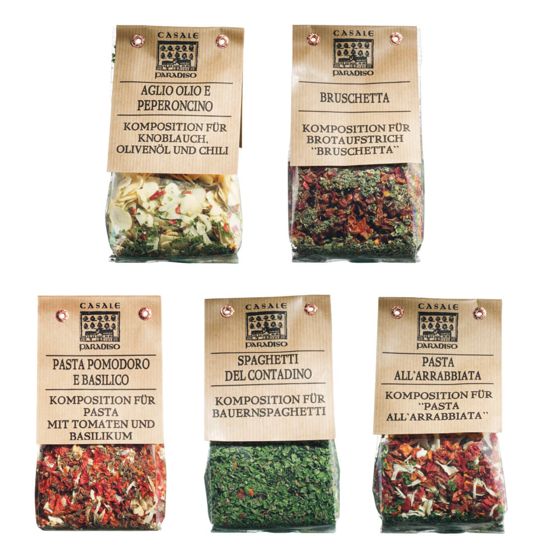 Gewürz-Auswahl Gusto dell Italia, Geschmack Italien von Casale Paradiso, 460 g