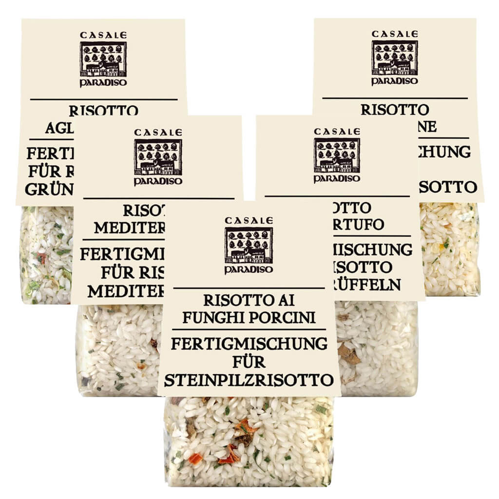 5er Risotto Probierpaket von Casale Paradiso, 5 x 300 g