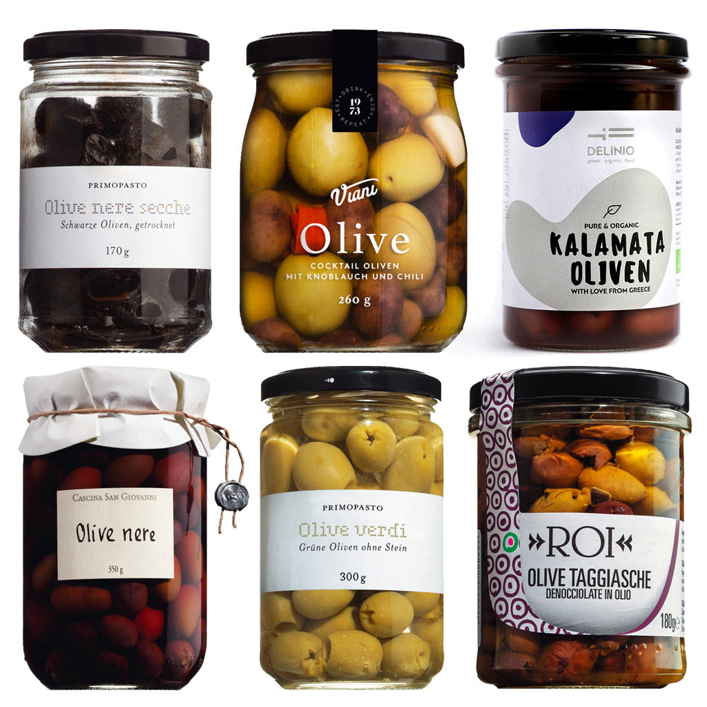 6er Oliven Probierpaket Bestseller