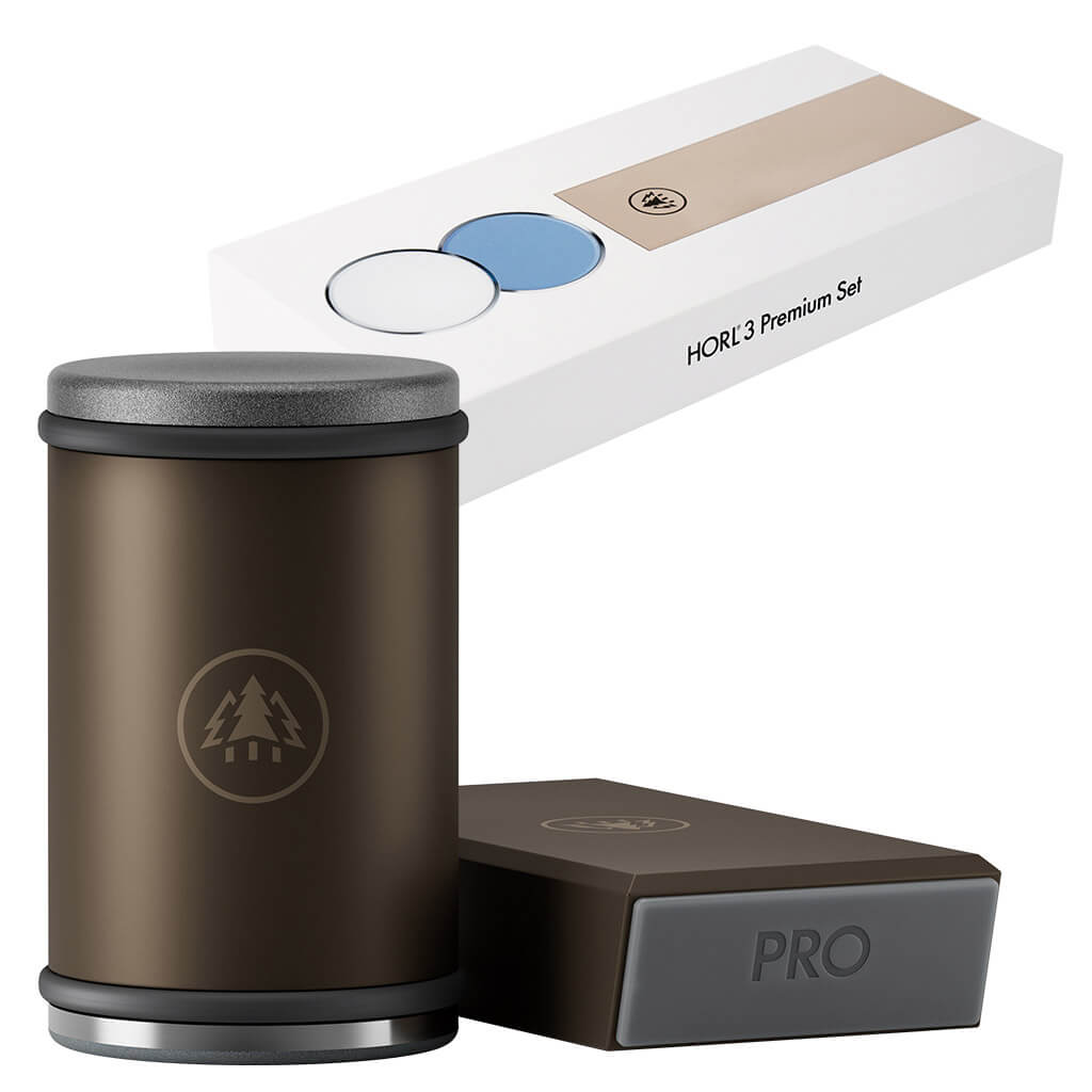 HORL 3 Rollschleifer Deluxe Set Nussbaum