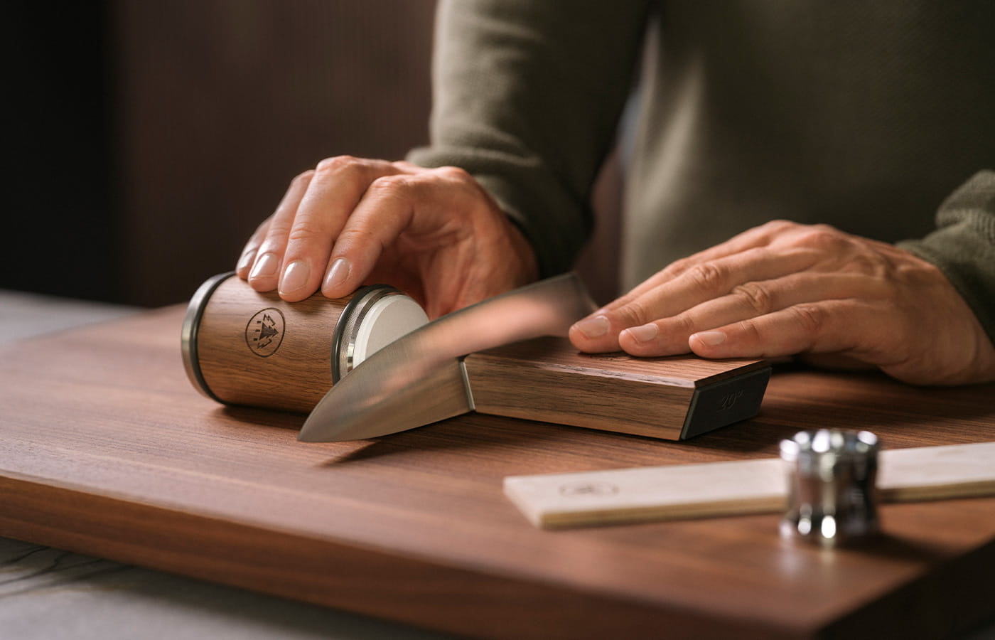 HORL 3 Rollschleifer Deluxe Set Nussbaum